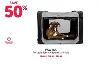 Mondou PAWTEK Portable fabric cage for animals offer