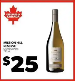 Real Canadian Liquorstore Mission Hill Reserve Chardonnay offer
