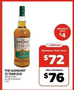 Real Canadian Liquorstore The Glenlivet 12 Year Old offer