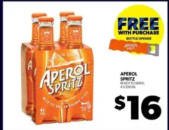 Real Canadian Liquorstore Aperol Spritz offer