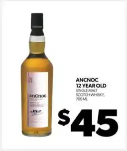 Real Canadian Liquorstore ANCNOC 12 YEAR OLD offer