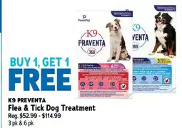 Ren’s Pets Depot K9 PREVENTA Flea & Tick Dog Treatment offer
