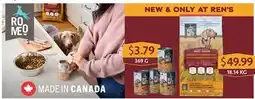 Ren’s Pets Depot Romeo Ad offer
