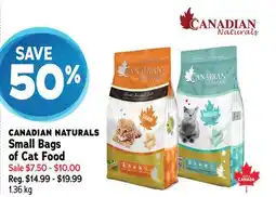 Ren’s Pets Depot CANADIAN NATURALS Small Bags of Cat Food offer