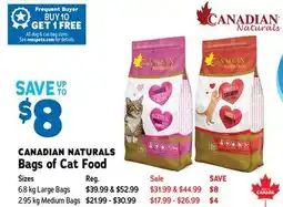 Ren’s Pets Depot CANADIAN NATURALS Bags of Cat Food offer