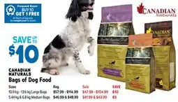 Ren’s Pets Depot CANADIAN NATURALS Bags of Dog Food offer