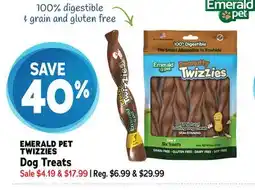 Ren’s Pets Depot EMERALD PET TWIZZIES Dog Treats offer