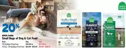 Ren’s Pets Depot OPEN FARM Small Bags of Dog & Cat Food offer