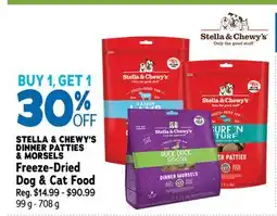 Ren’s Pets Depot STELLA & CHEWY'S DINNER PATTIES & MORSELS Freeze-Dried Dog & Cat Food offer