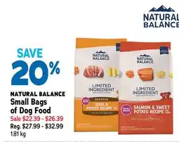Ren’s Pets Depot NATURAL BALANCE Small Bags of Dog Food offer