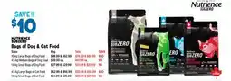 Ren’s Pets Depot NUTRIENCE SUBZERO Bags of Dog & Cat Food offer