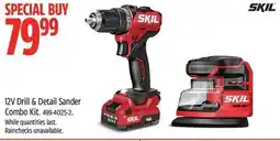 Canadian Tire Skil 12V Drill & Detail Sander Combo Kit offer