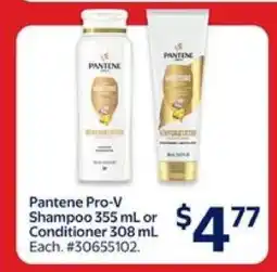 Walmart Pantene Pro-V Shampoo or Conditioner offer