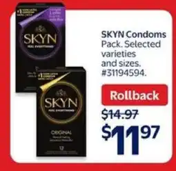 Walmart SKYN Condoms Pack offer