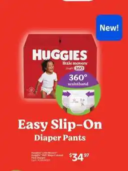 Walmart Huggies Little Movers Diaper Pants offer
