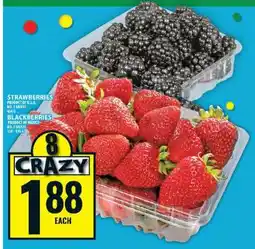 Food Basics Strawberries and Blackberries offer