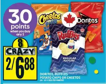 Food Basics Doritos, Ruffles, Cheetos offer