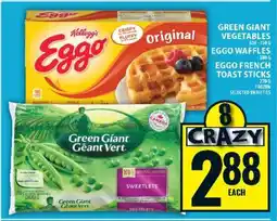 Food Basics Green Giant Vegetables, Eggo Waffles, Eggo French Toast Sticks offer