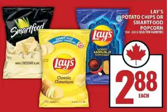 Food Basics LAY’S POTATO CHIPS OR SMARTFOOD POPCORN offer