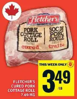 Food Basics FLETCHER’S CURED PORK COTTAGE ROLL offer