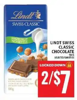 Food Basics Lindt Swiss Classic Chocolate offer