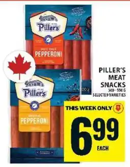 Food Basics PILLER’S MEAT SNACKS offer