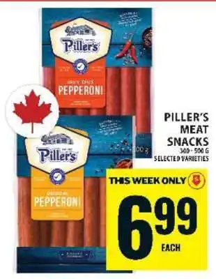 Food Basics PILLER’S MEAT SNACKS offer