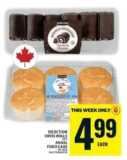 Food Basics Selection Swiss Rolls / Angel Food Cake offer