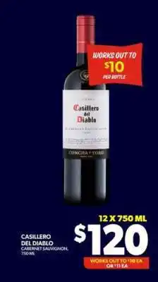 Real Canadian Liquorstore Casillero del Diablo offer