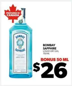 Real Canadian Liquorstore Bombay Sapphire offer