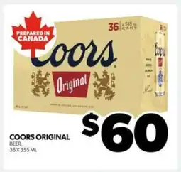 Real Canadian Liquorstore Coors Original offer