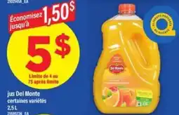 Maxi JUS DEL MONTE offer
