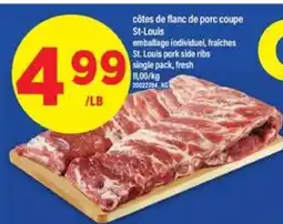 Maxi côtes de flanc de porc coupe St-Louis offer