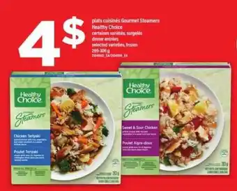 Maxi HEALTHY CHOICE GOURMET STEAMERS offer