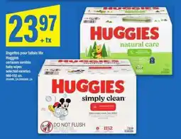 Maxi Huggies lingettes pour bébés 16x offer