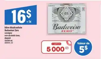 Maxi Budweiser Zero offer