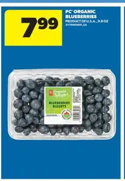 Real Canadian Superstore PC ORGANIC BLUEBERRIES offer