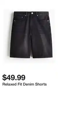 H&M Relaxed Fit Denim Shorts offer