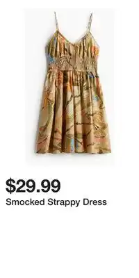 H&M Smocked Strappy Dress offer