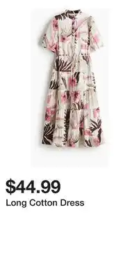 H&M Long Cotton Dress offer
