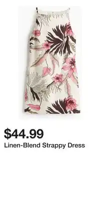 H&M Linen-Blend Strappy Dress offer