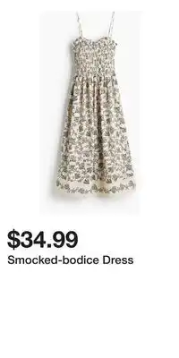 H&M Smocked-bodice Dress offer