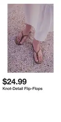 H&M Knot-Detail Flip-Flops offer