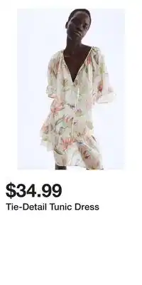 H&M Tie-Detail Tunic Dress offer