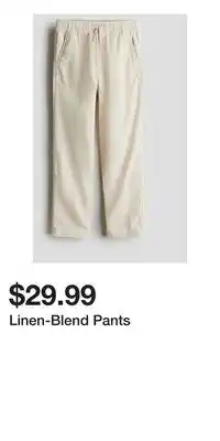 H&M Linen-Blend Pants offer