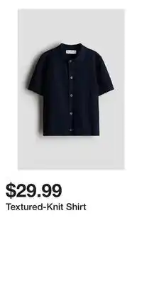 H&M Textured-Knit Shirt offer