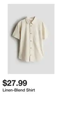 H&M Linen-Blend Shirt offer