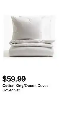 H&M Cotton King/Queen Duvet Cover Set offer