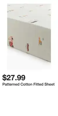 H&M Patterned Cotton Fitted Sheet offer