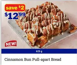 M & M Food Market Cinnamon Bun Pull-apart Bread offer